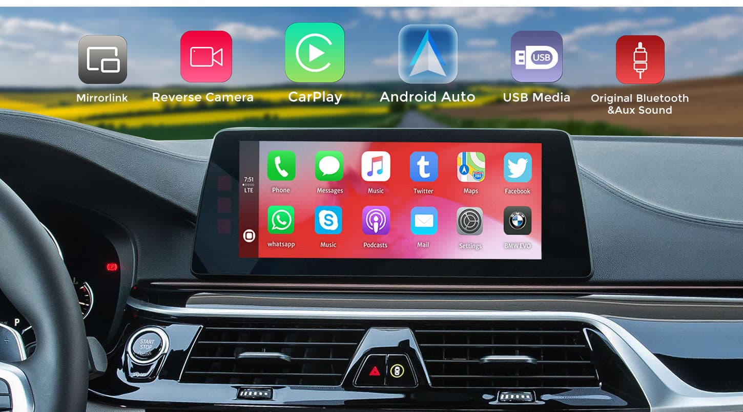 Wireless Apple Carplay Android Auto for bmw